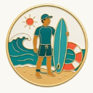 Ocean Ready achievement medallion